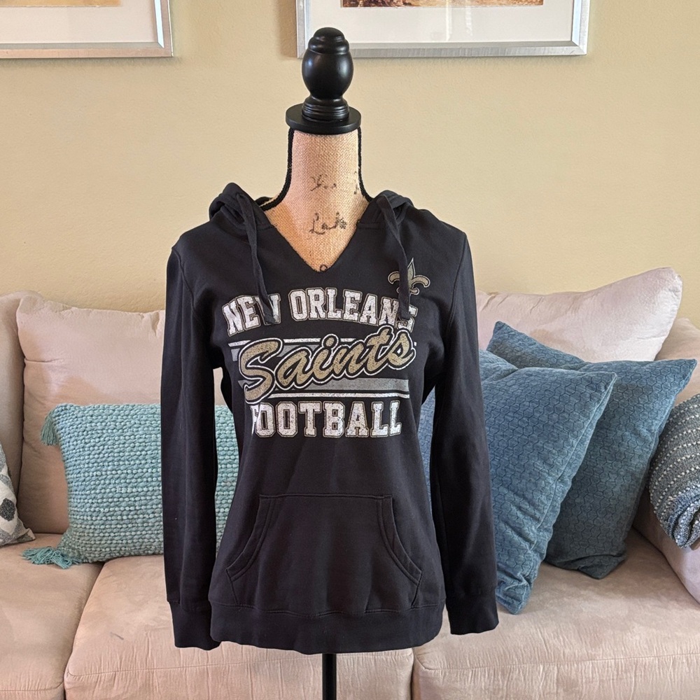 Majestic New Orleans Saints Black Hoodie